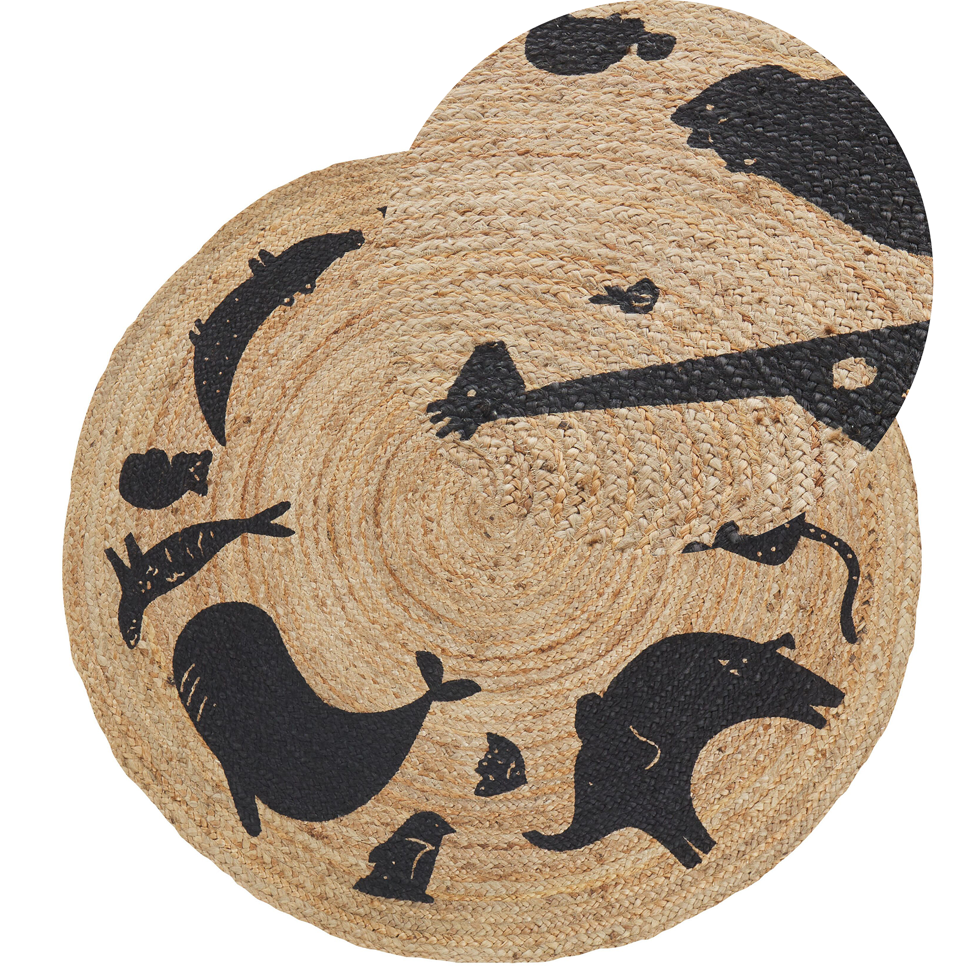 Lastenhuoneen matto EARTH Beige ø 120 cm juutti