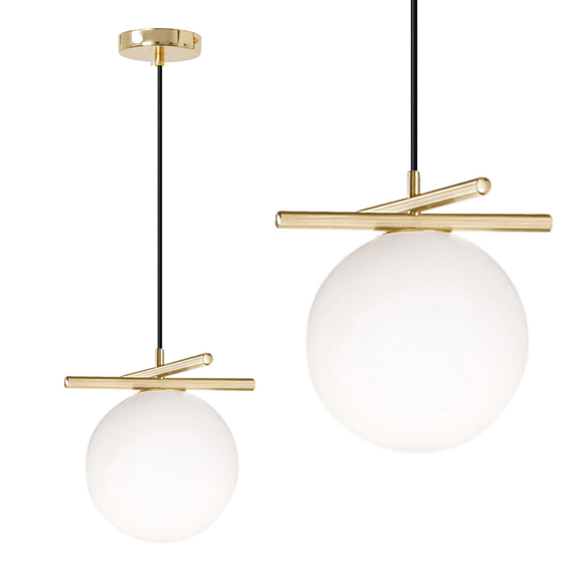 TOOLIGHT riippuva kattovalaisin APP1667-1CP kulta, 20,5x18x20,5cm