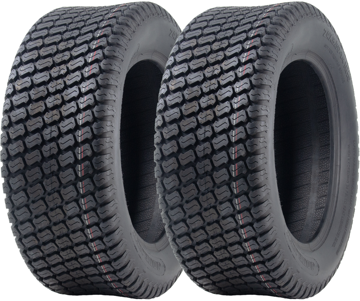24x8.50-14 ruohonleikkurin renkaat, 4-kerroksiset Multi Turf Grass P332 Journey, kantavuus 560 kg (2 kpl:n sarja)