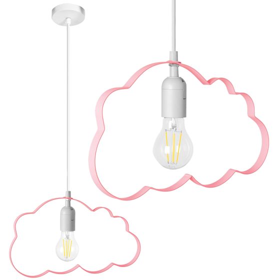 TOOLIGHT riippuvalaisin KIDS LH2077 Vaaleanpunainen, 34, 5x34, 5x99, 5cm