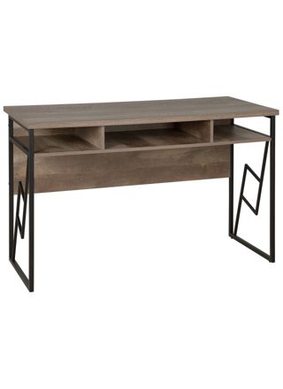Työpöytä FORRES Ruskea/musta 120 cm 60 cm