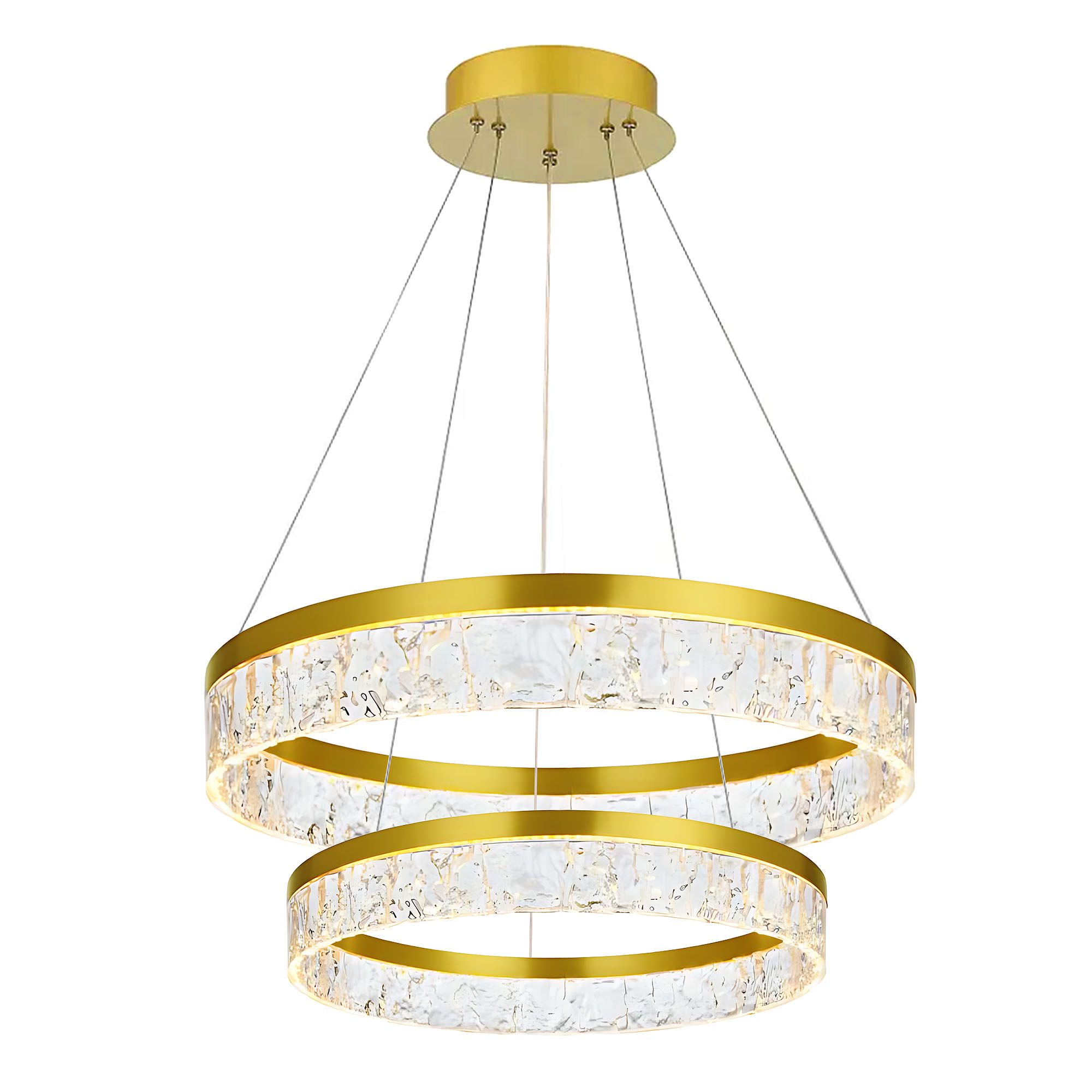 TOOLIGHT riippuvalaisin LHJ049-CP2 kulta, 60x60x6, 5cm