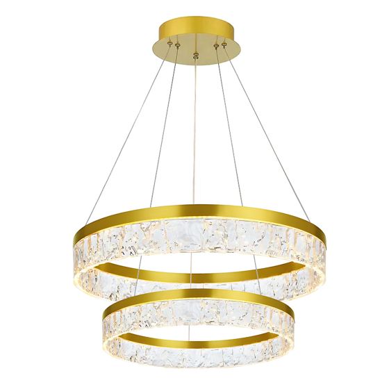 TOOLIGHT riippuvalaisin LHJ049-CP2 kulta, 60x60x6, 5cm