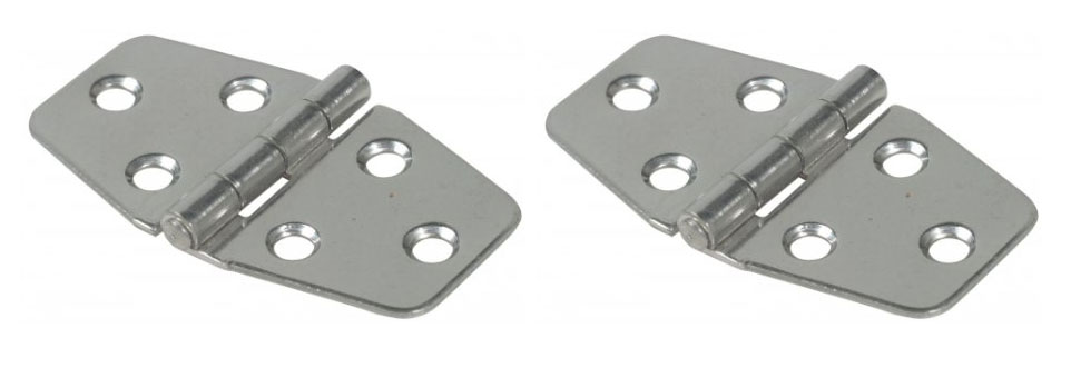 Sarana 40 x 70 mm, ruostumaton teräs – 1 pari – 2 kpl