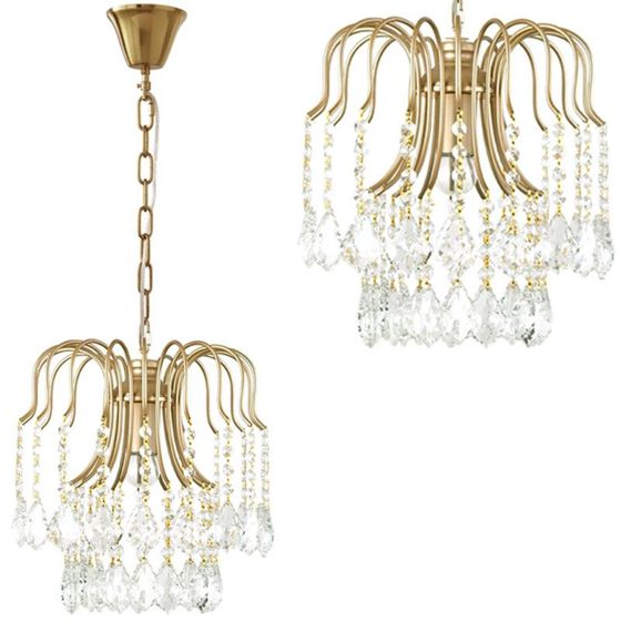 TOOLIGHT riippuva kattovalaisin APP1650-1CP kulta, 60x60x30cm