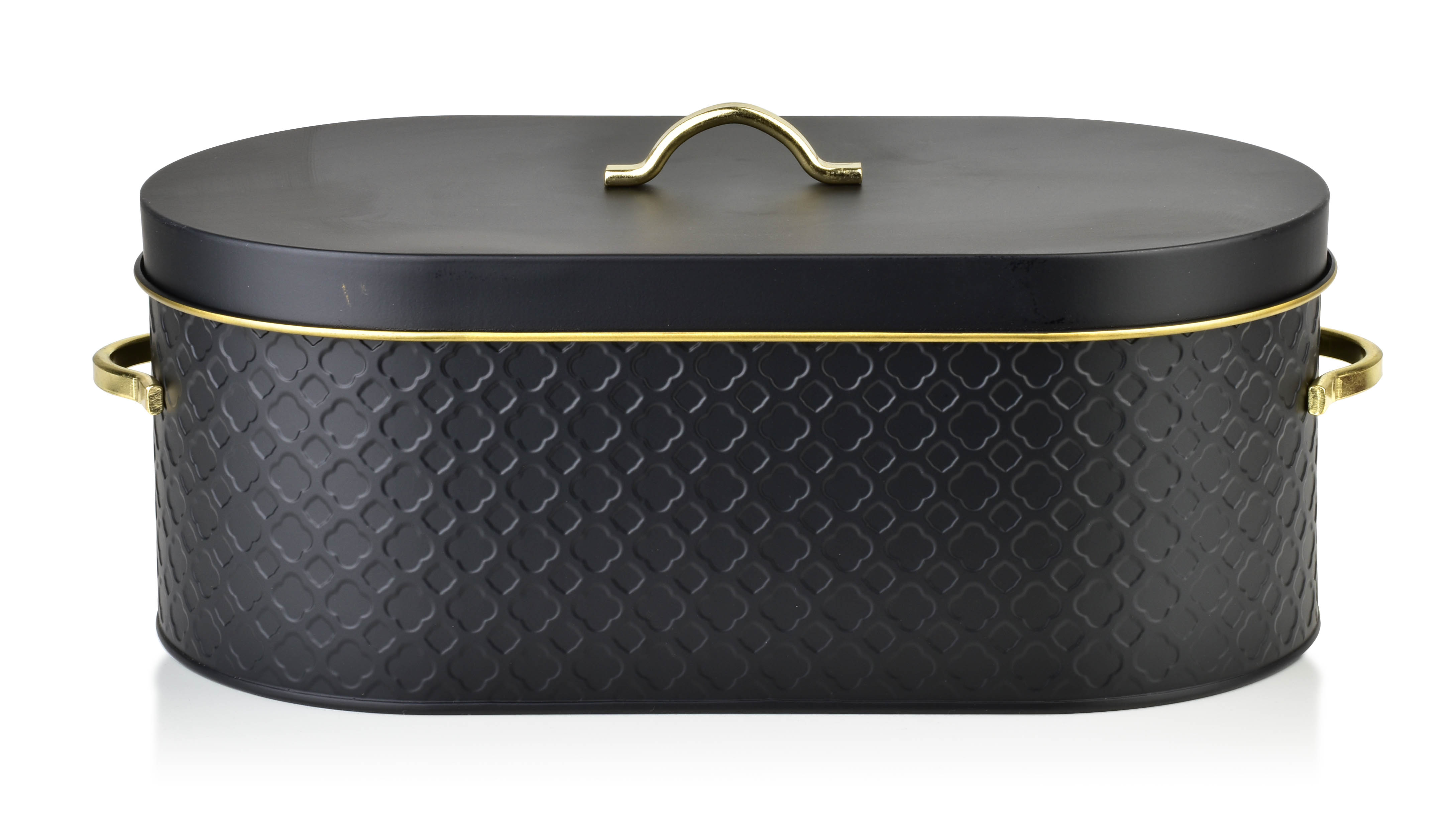 Leipälaatikko metalli Cookini Sandy Black 34x18x13 musta 1 kpl