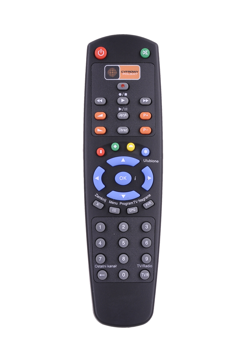 Kaukosäädin Cyfrowy Polsat HD5000 -dekooderille