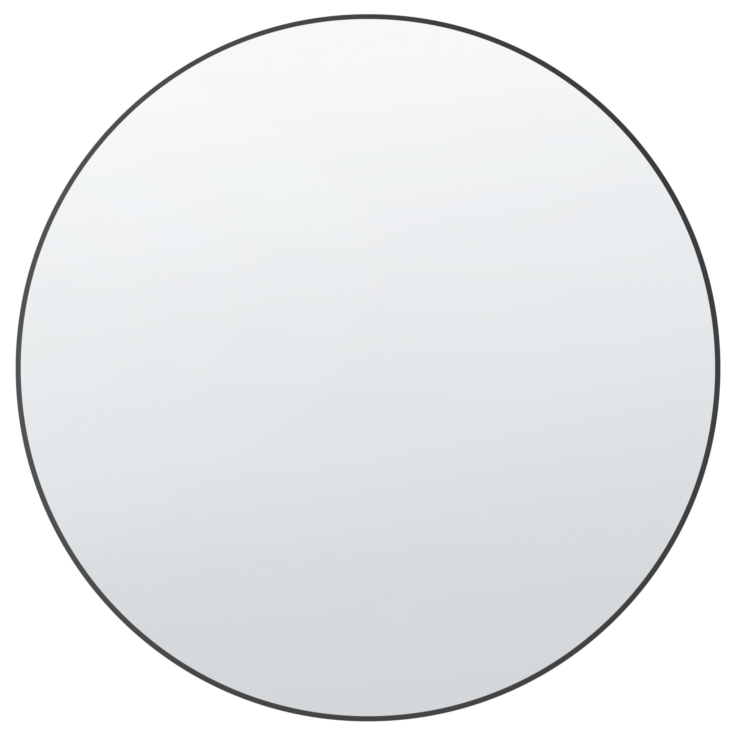 Seinäpeili ANNEMASSE 80 cm 80 cm metalli Musta