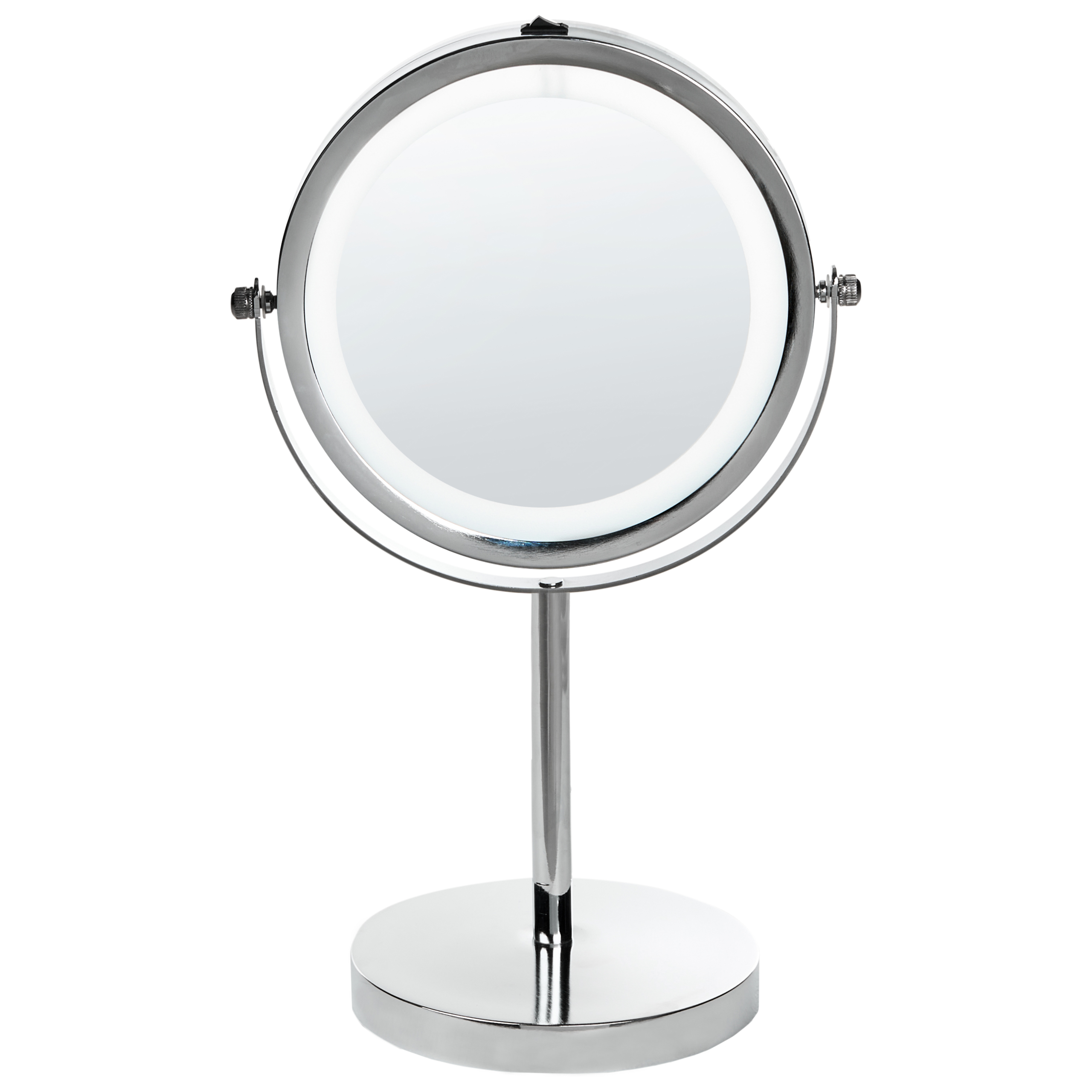 Meikkipeili LED-valo VERDUN Hopea