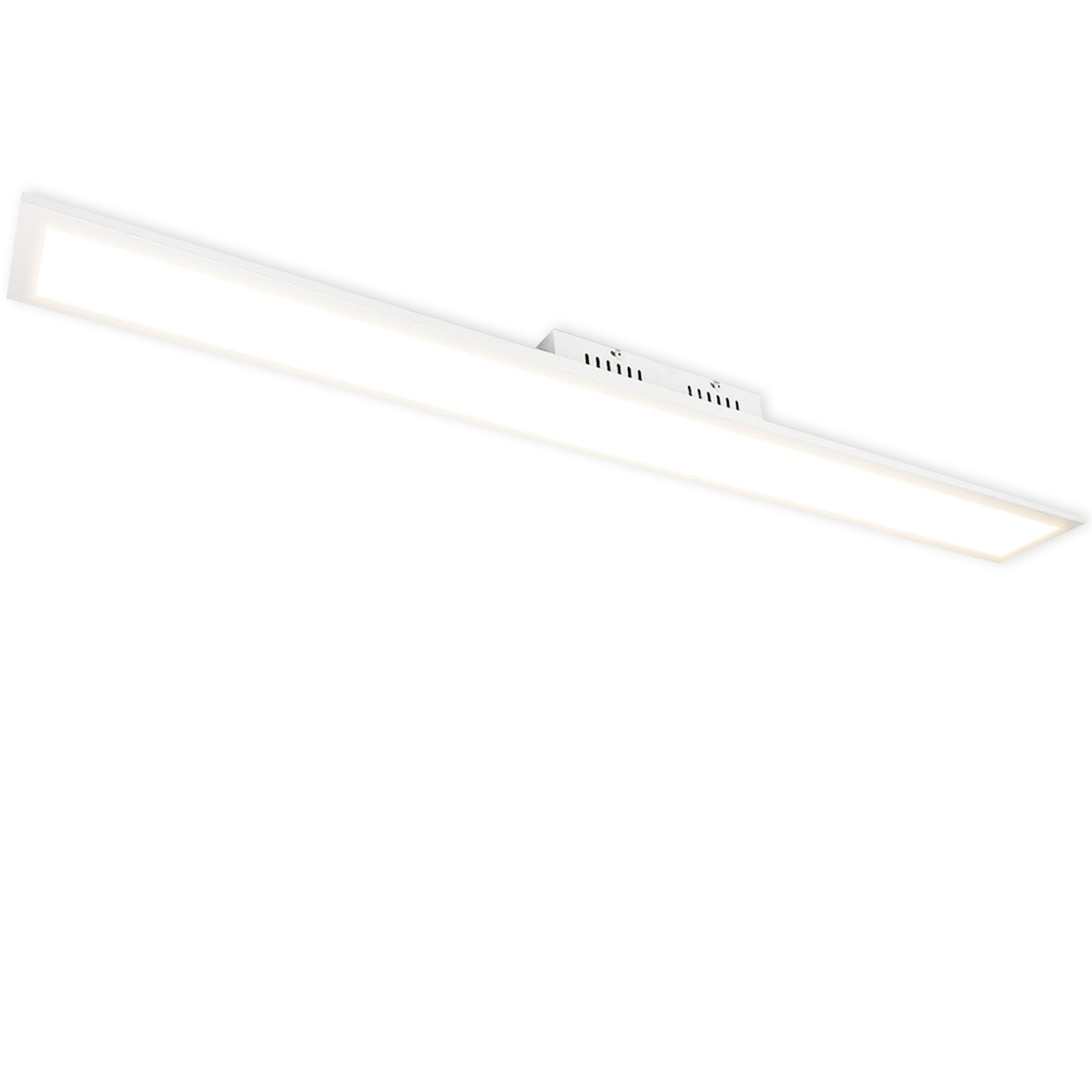 NETTLIFE LED-kattovalaisin, 42W valkoinen, 3360lm 120x15cm, himmennettävä paneeliKaukosäätimellä moderniin, olohuoneeseen makuuhuoneeseen