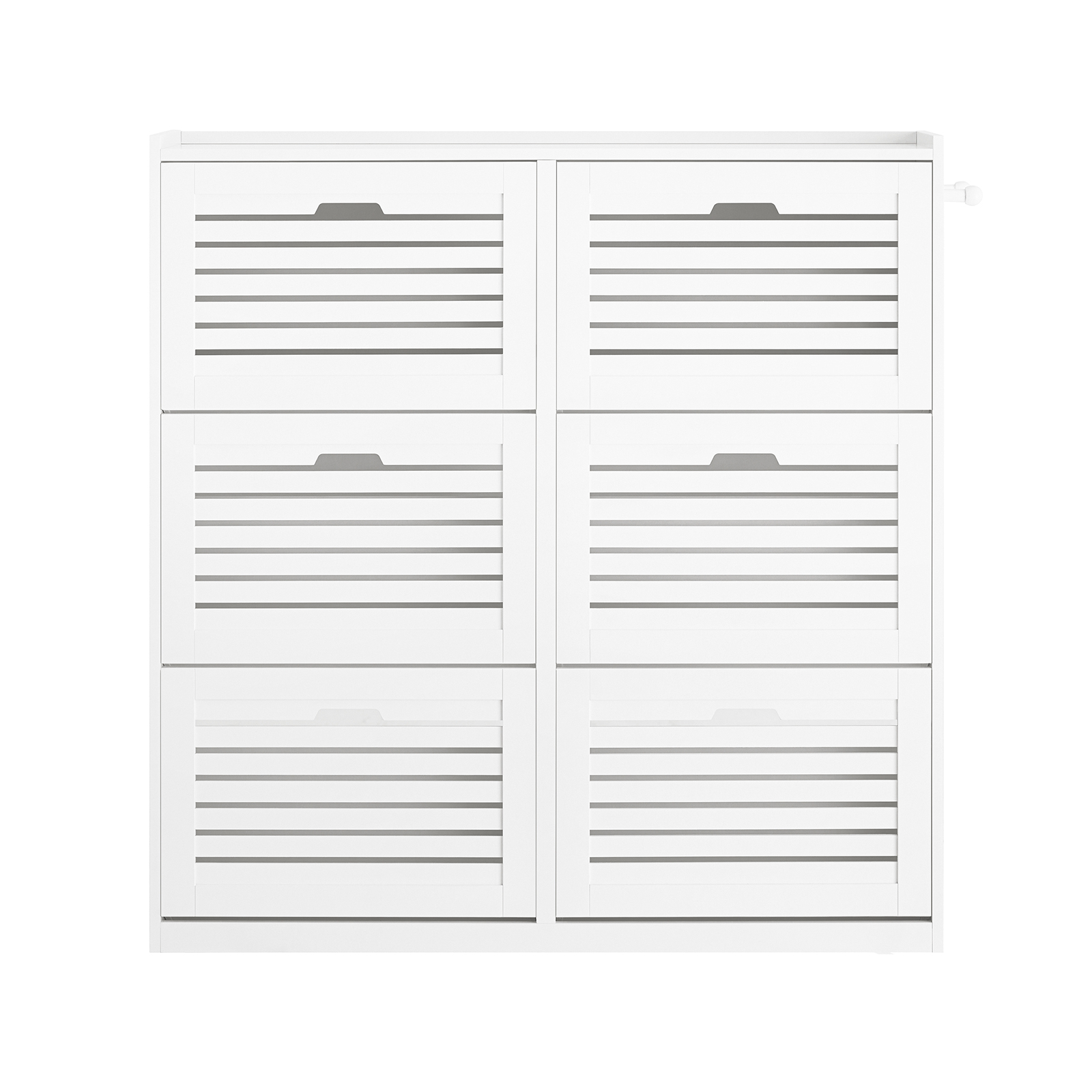 SoBuy 12-hyllyinen säästöskaappi FSR145-W valkoinen