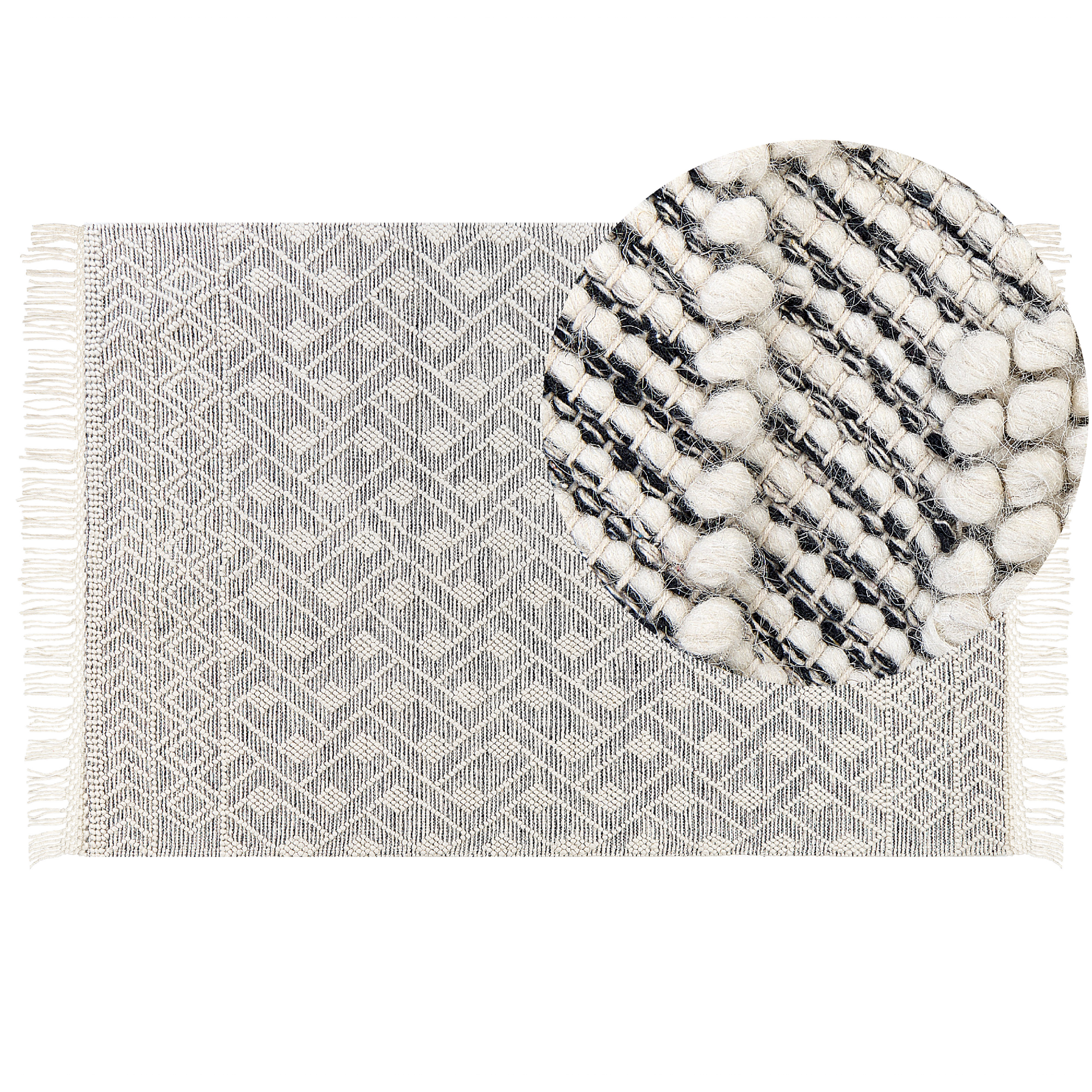 Matto KAVAK Musta 160 x 230 cm villa