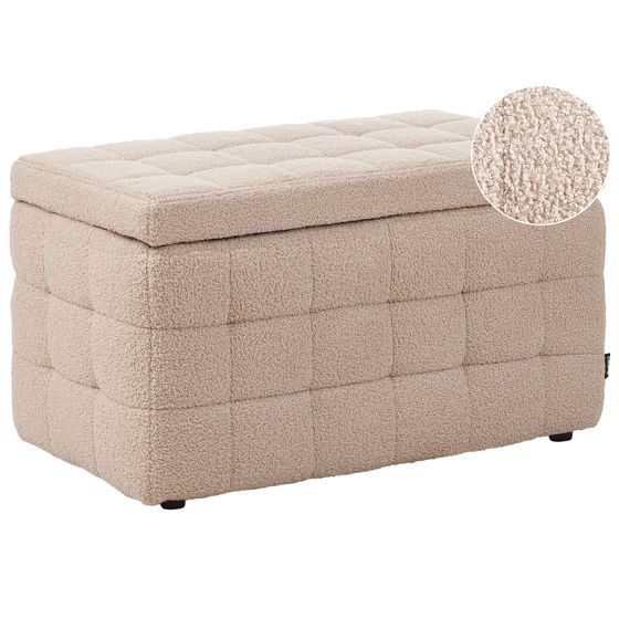 Suuri säilytysrahi MICHIGAN buklee Beige