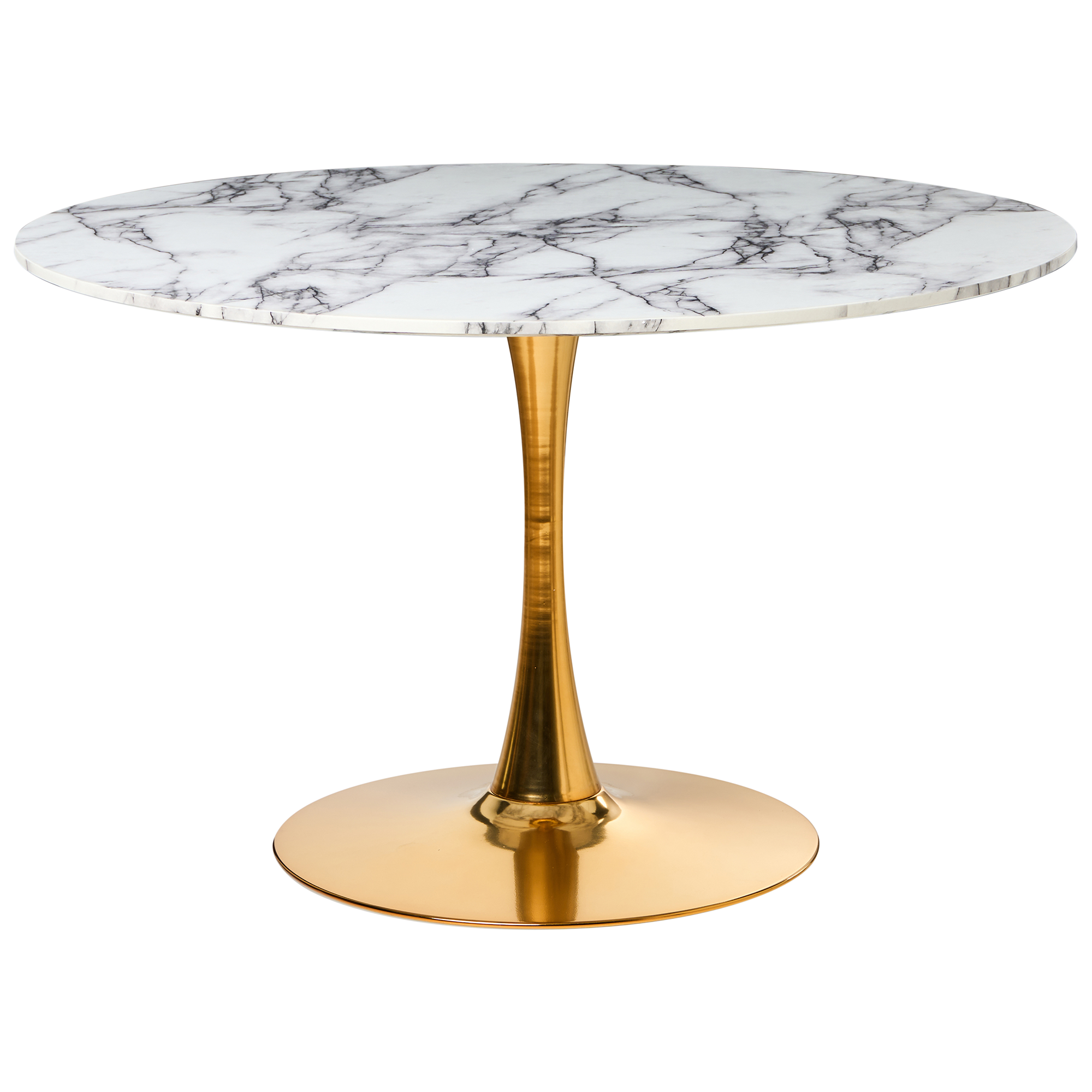 Ruokapöytä BOCA Valkoinen marmorikuvio 120 cm 120 cm