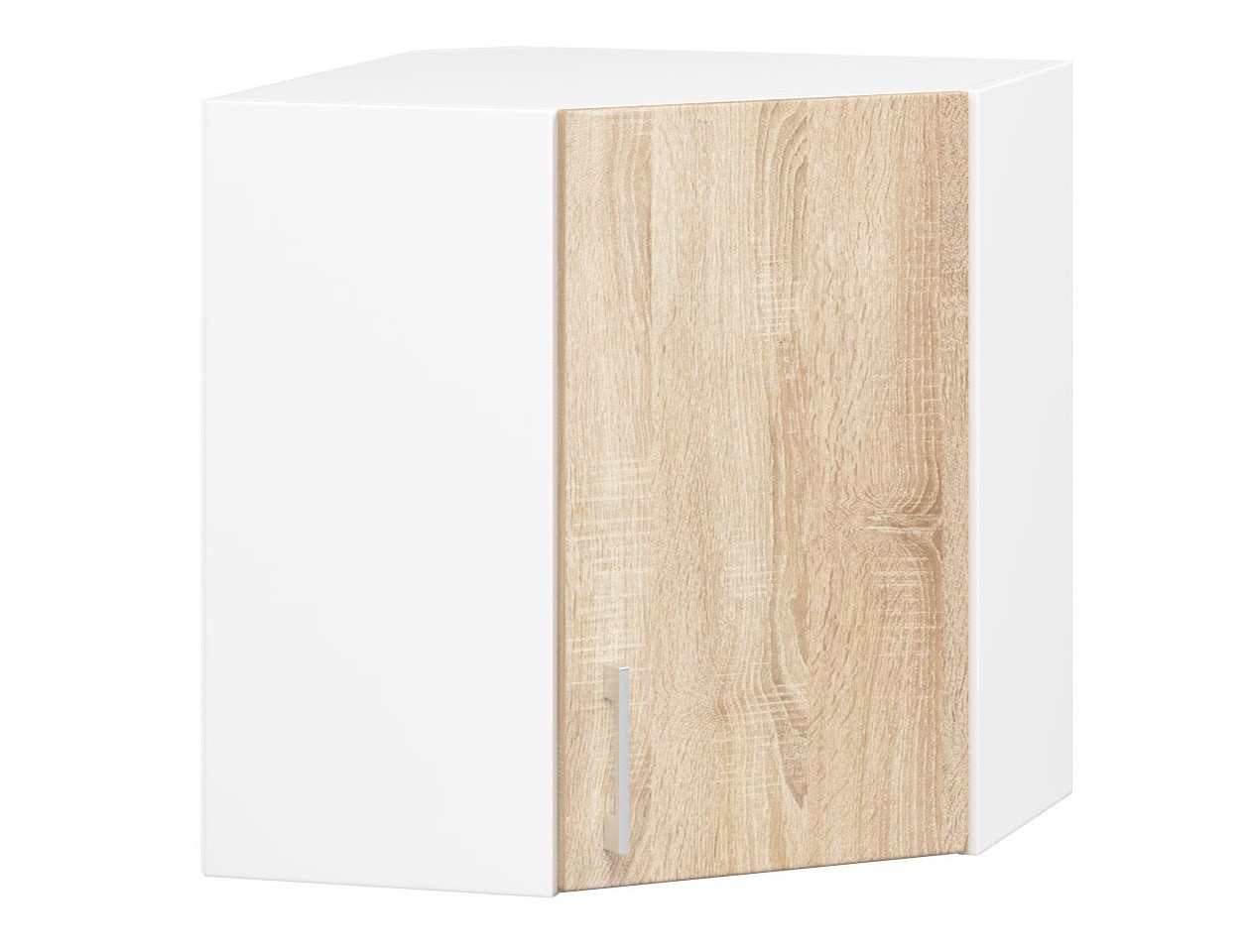 Akord Kaappi Lima Valkoinen/Sonoma-tammi 60x31x58