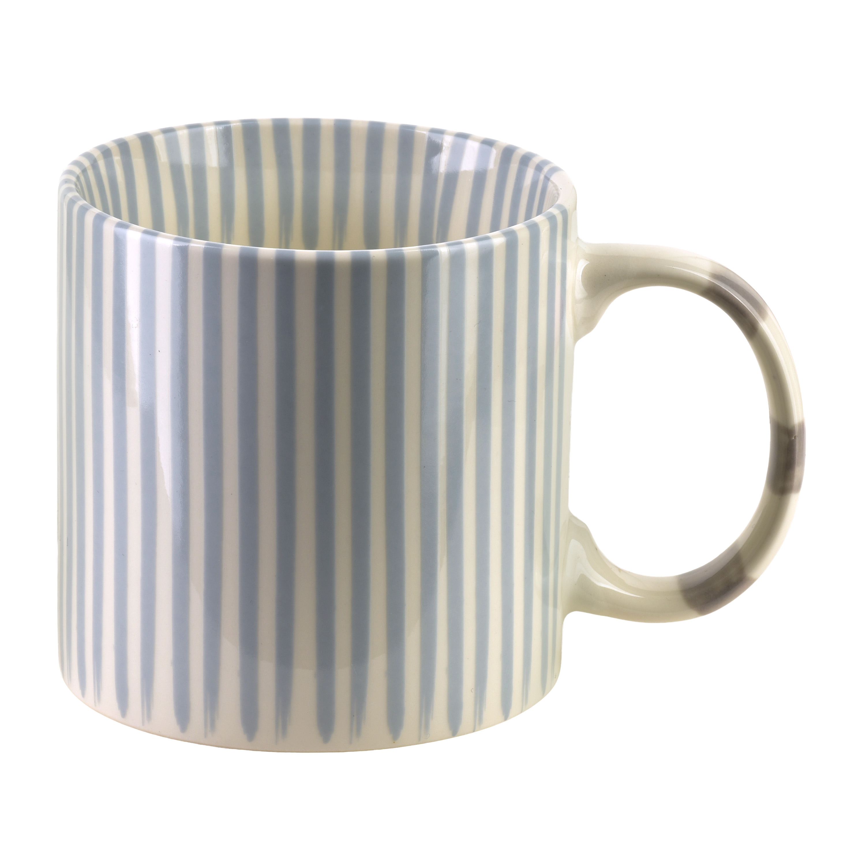 Muki posliini RONNIE 380 ml 9x13x9 cm siniharmaa 1 kpl