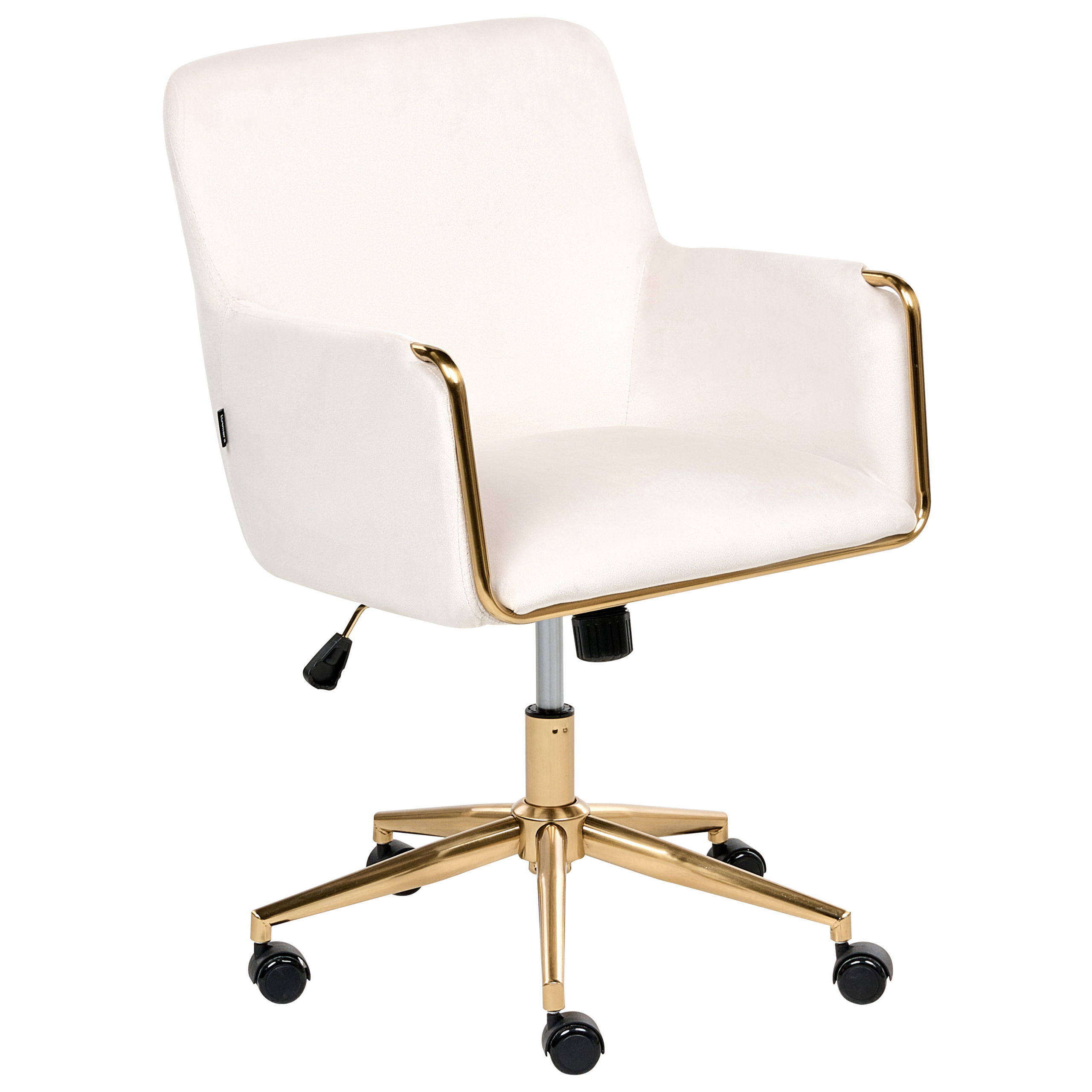 Työtuoli ALTONA sametti Luonnonvalkoinen