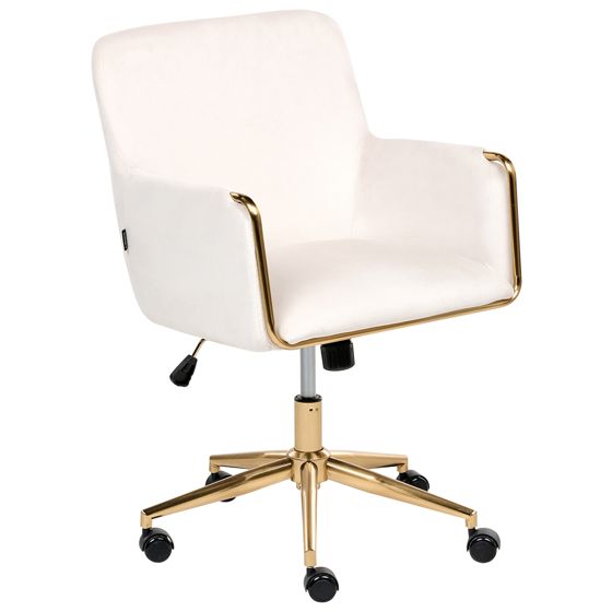 Työtuoli ALTONA sametti Luonnonvalkoinen