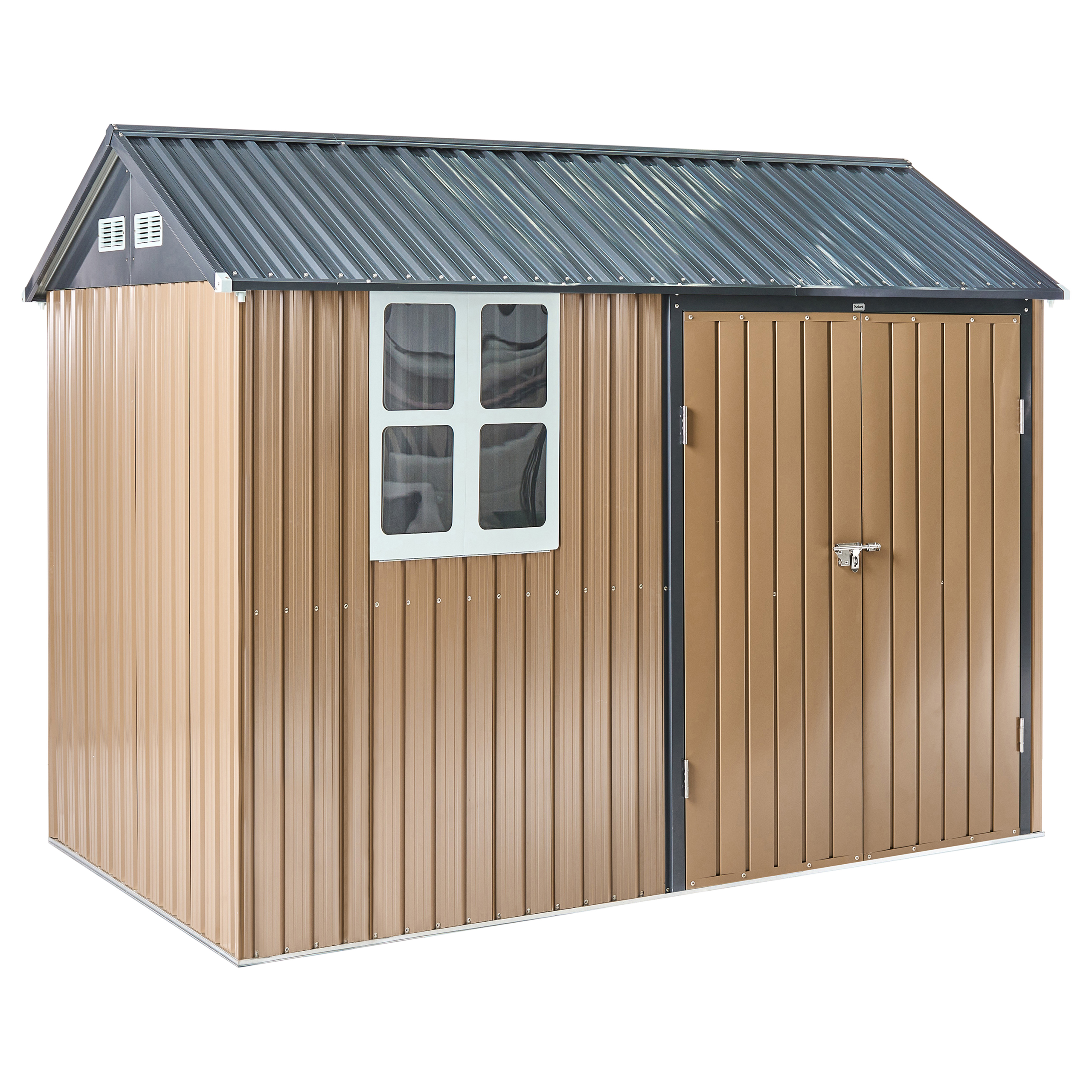 Puutarhavaja NOCCIANO 313 cm 220 cm Metalli Ruskea