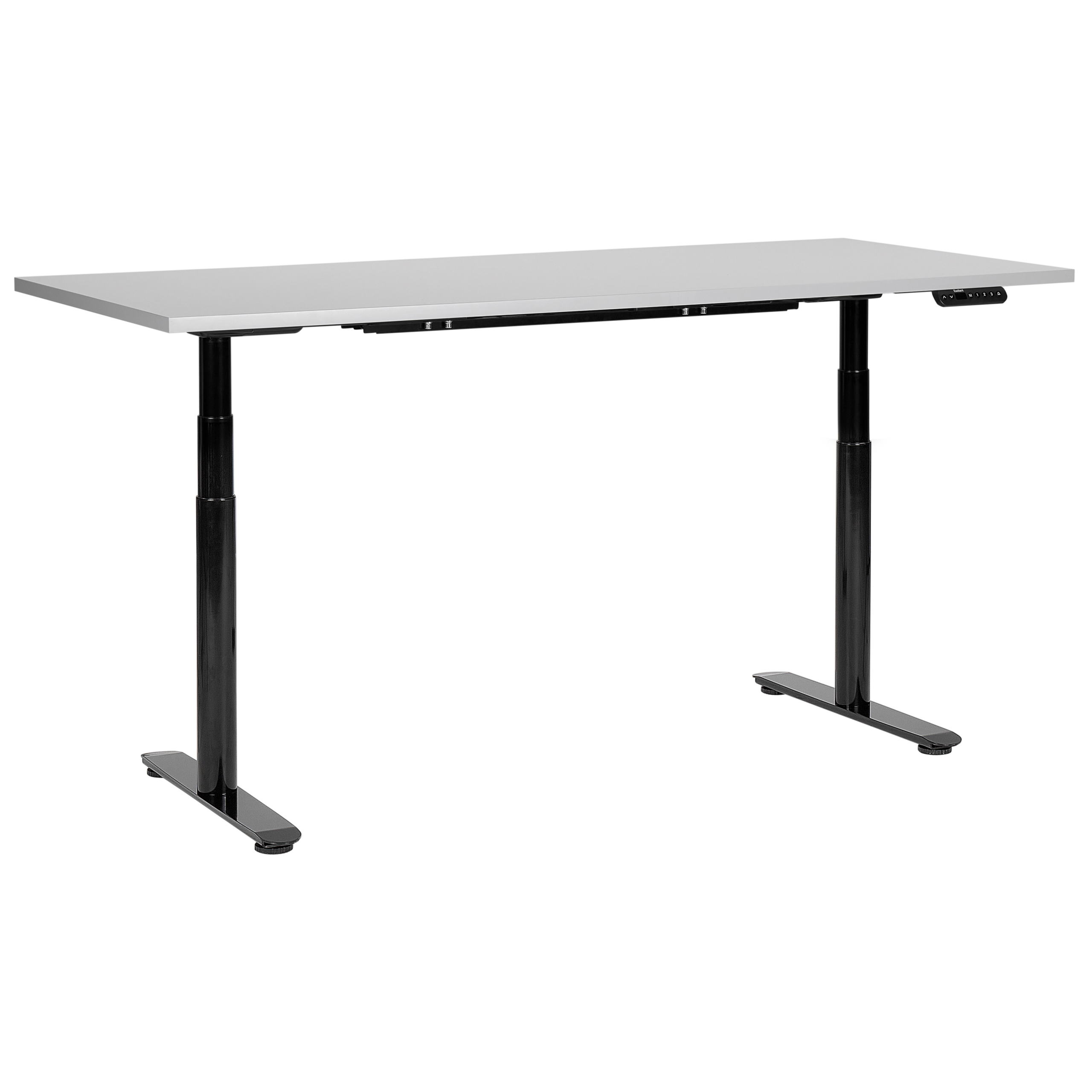 Sähkösäädettävä työpöytä DESTINAS Harmaa/musta 180 cm 80 cm
