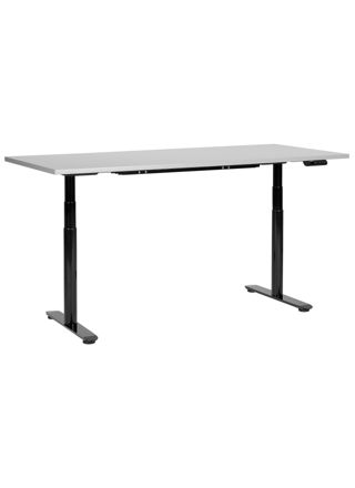 Sähkösäädettävä työpöytä DESTINAS Harmaa/musta 180 cm 80 cm