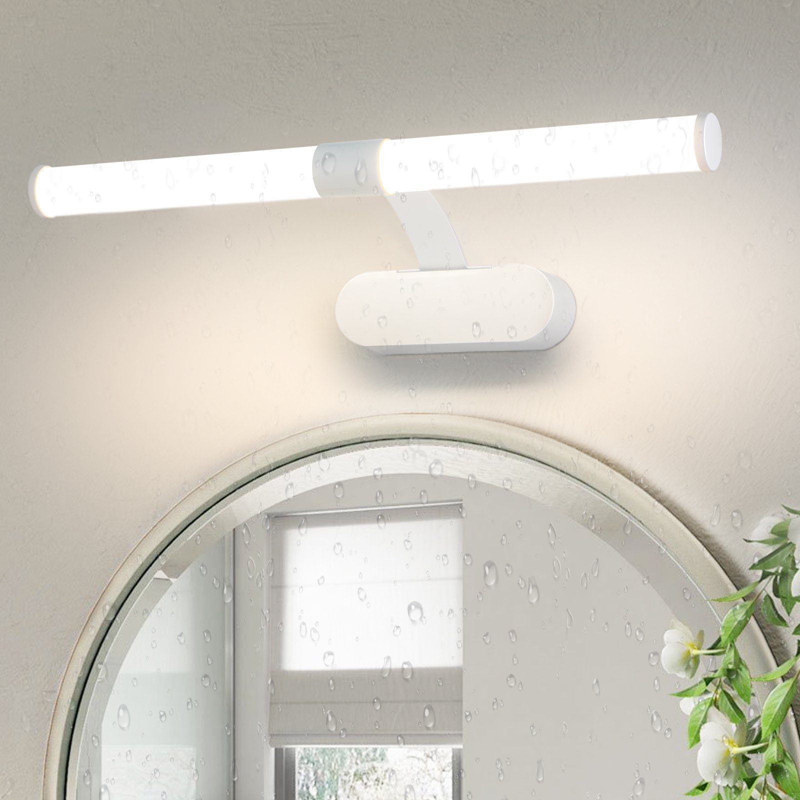 ZMH 40 cm peilivalaisin - LED-valaistus kylpyhuoneeseen ja makuuhuoneeseen
