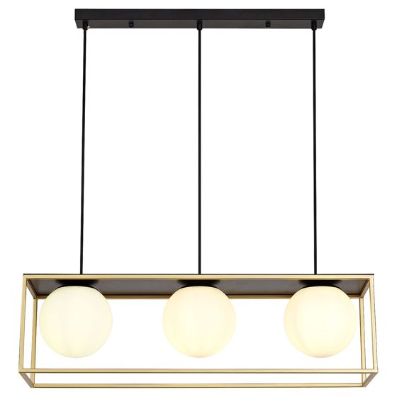 TOOLIGHT riippuvalaisin APP1164-3CP kulta valkoinen, 29X29X15, 5CM