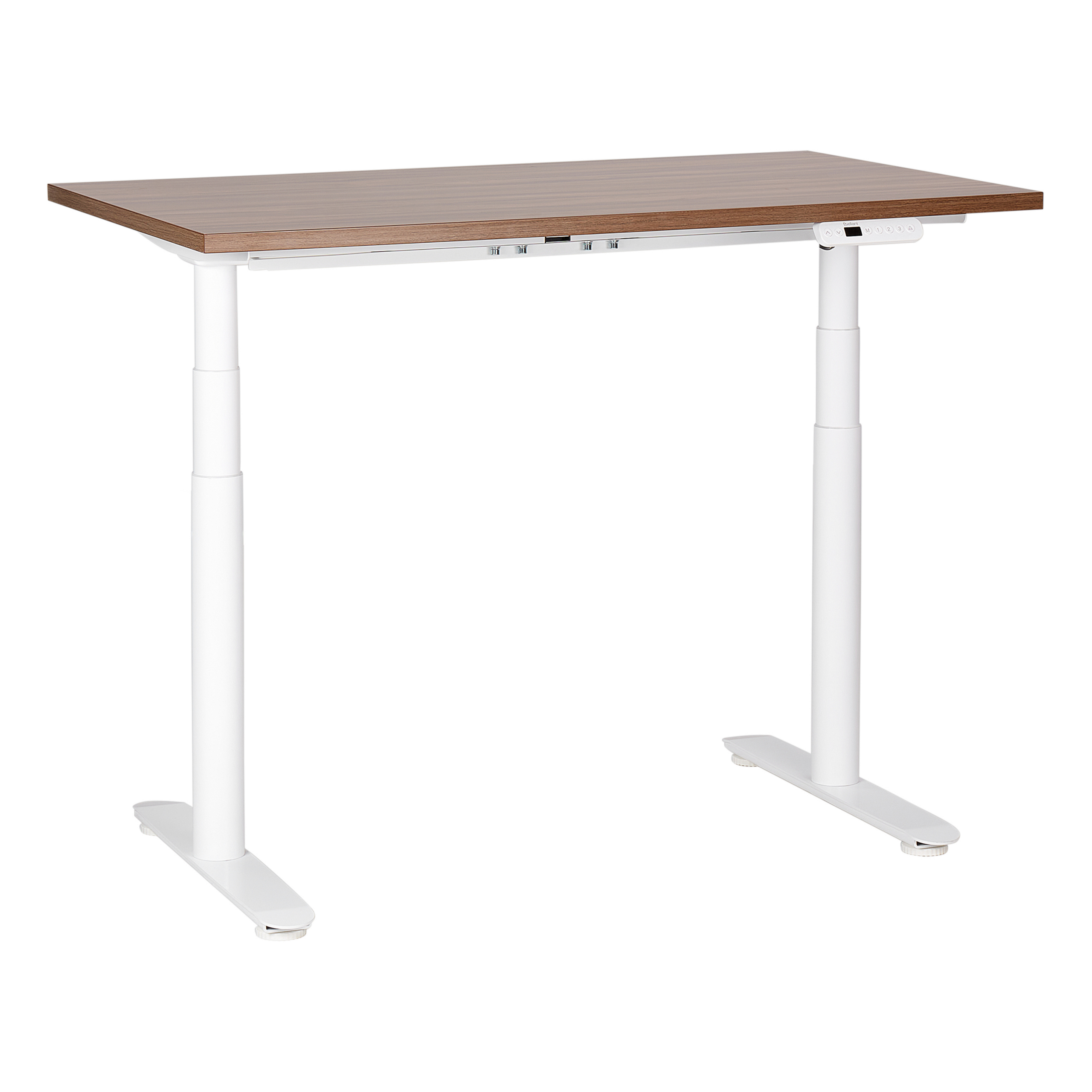 Sähkösäädettävä työpöytä DESTINAS Ruskea/valkoinen 120 cm 72 cm
