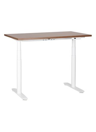 Sähkösäädettävä työpöytä DESTINAS Ruskea/valkoinen 120 cm 72 cm