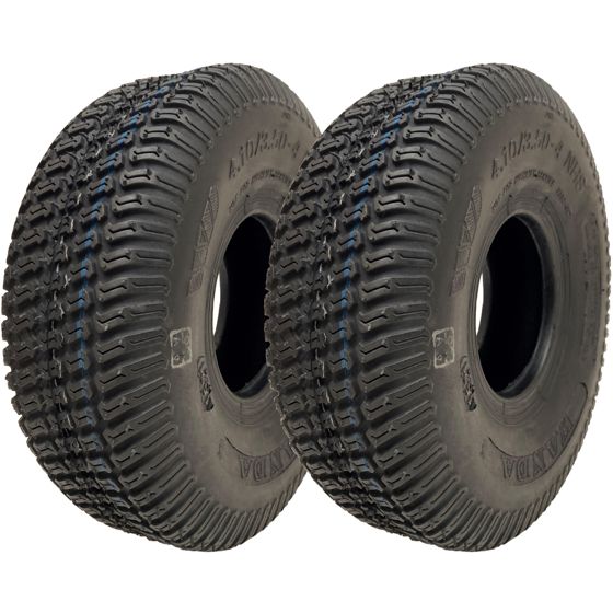4.10/3.50-4 ruohonleikkurin monikäyttöiset nurmikengät, 4-kerroksiset tubeless-renkaat, Wanda P332 (2 kpl:n sarja)