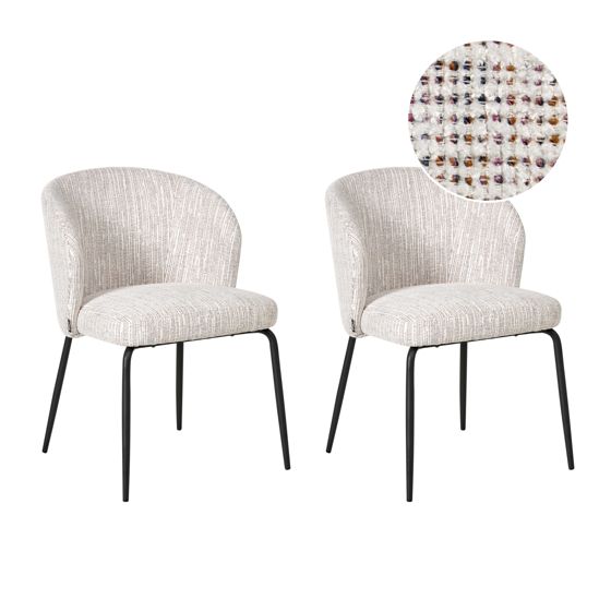 Ruokatuolisetti 2 kpl ZANA kangas Monivärinen