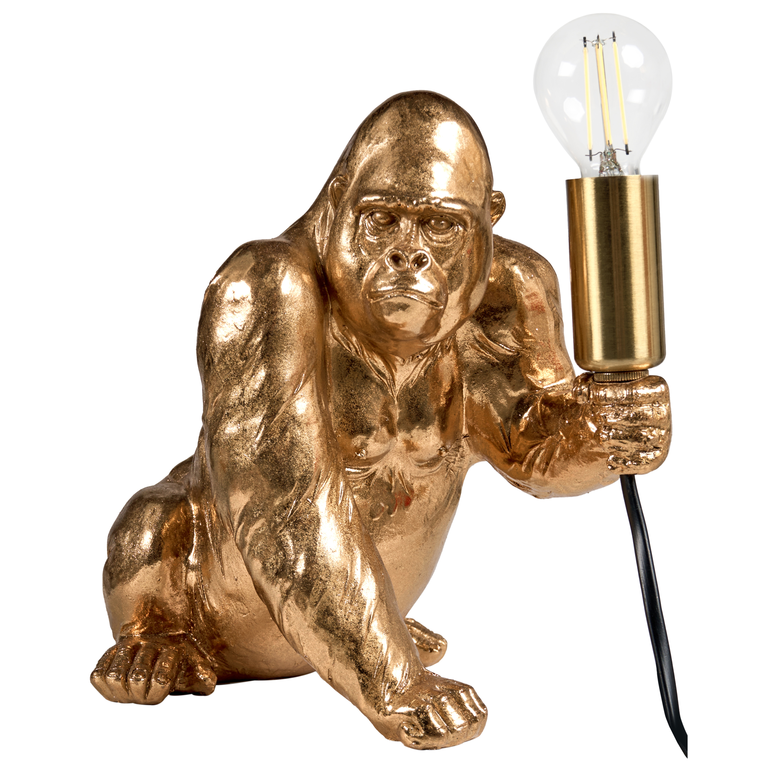 Pöytävalaisin Gorilla HARAMBE Kulta