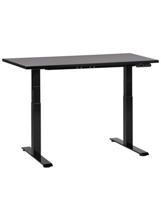 Sähkösäädettävä työpöytä DESTINES Musta 120 cm 72 cm