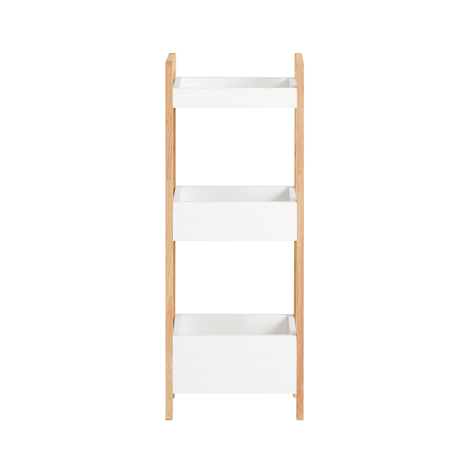 SoBuy puukuitulevyhylly FRG226-WN ekologinen 3-hyllyinen