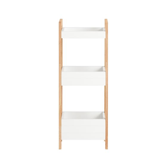 SoBuy puukuitulevyhylly FRG226-WN ekologinen 3-hyllyinen