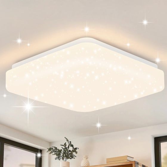 NETTLIFE LED - kattovalaisin, 15W, tähtitaivas, makuuhuoneen, lamppu, 21 cm, lämmin Valkoinen
