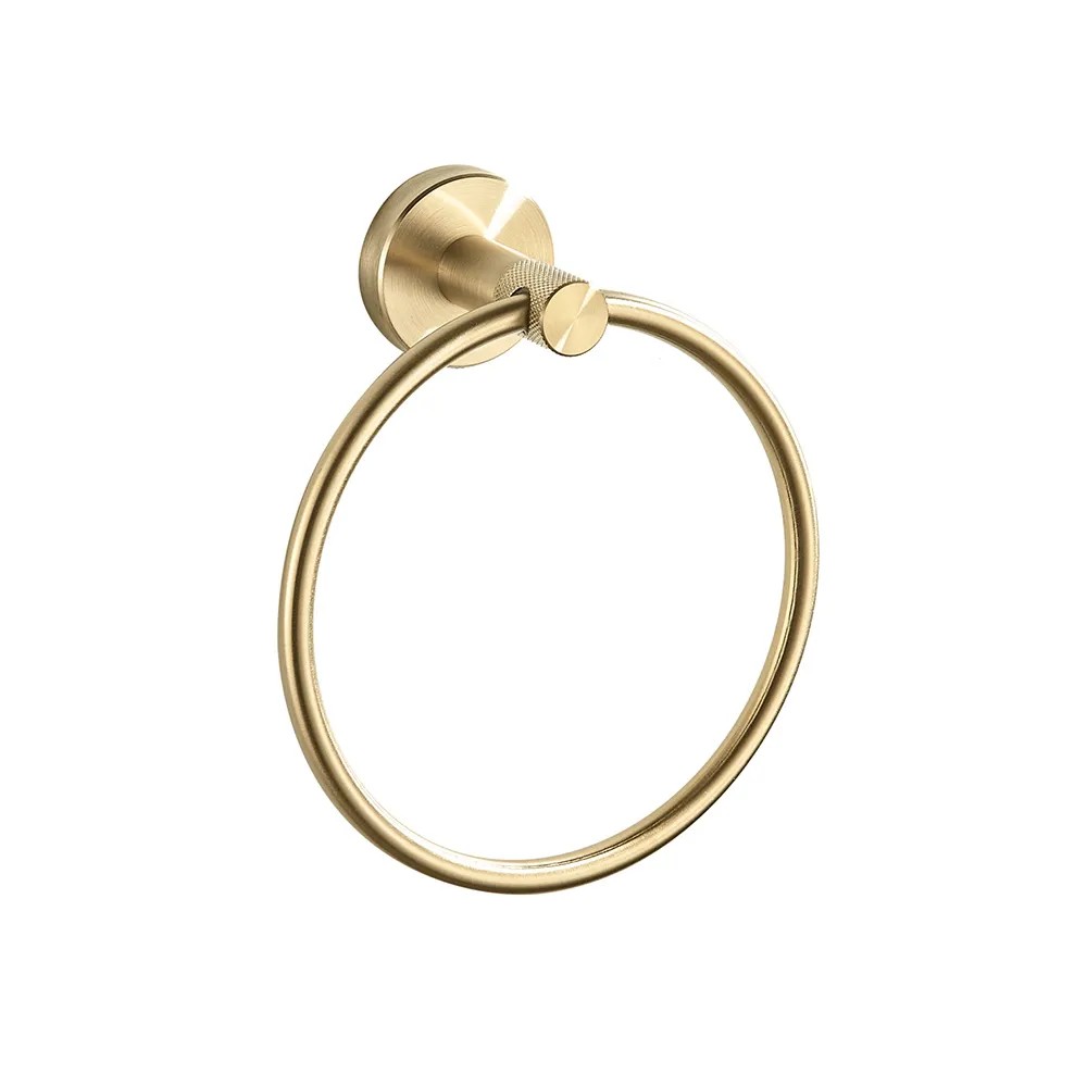 REA kylpyhuoneteline RING 6610 Modern harjattu kulta, 6, 5X15, 5X18CM