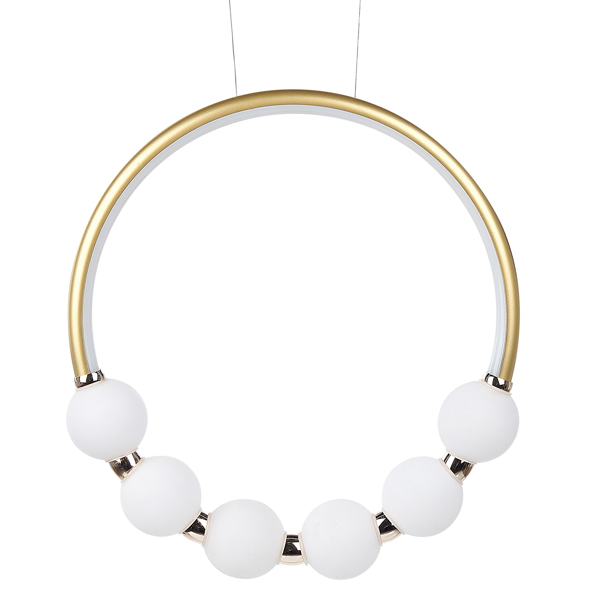 LED-riippuvalaisin FANE metalli Kulta