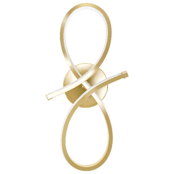 TOOLIGHT seinävalaisin LED APP1051-W kulta, 10x16,5x35,5cm