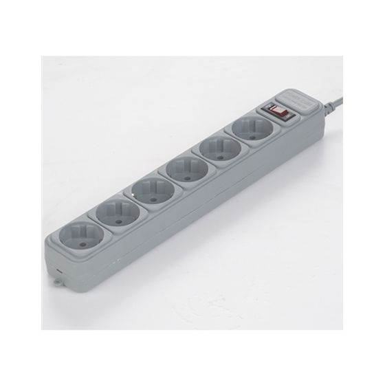 Gembird | Gembird SPG6-B-6C Power Cube - Ylijännitesuoja | Lähtöliittimien määrä 6 | 1,8 m | Valkoinen