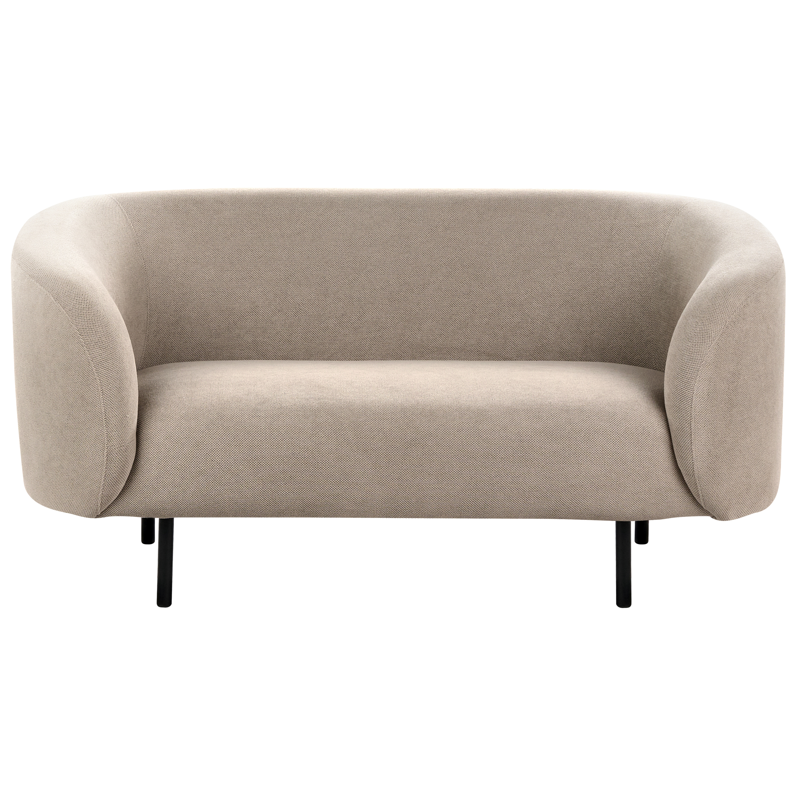 Sohva 2-istuttava LOEN kangas Ruskeanharmaa