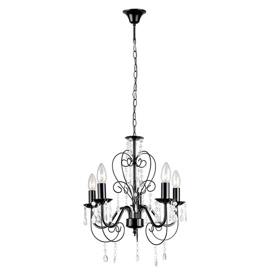 TOOLIGHT riippuvalaisin EBT010-5CP Musta, 45x120x45cm