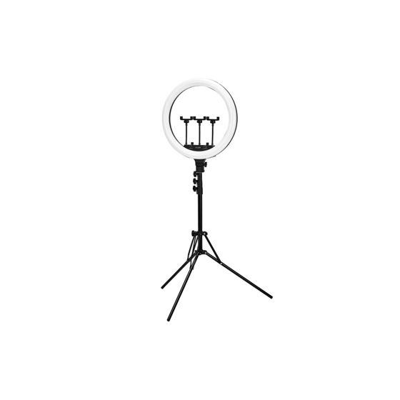 Rengasvalo jalustalla GLOW 18" 45W