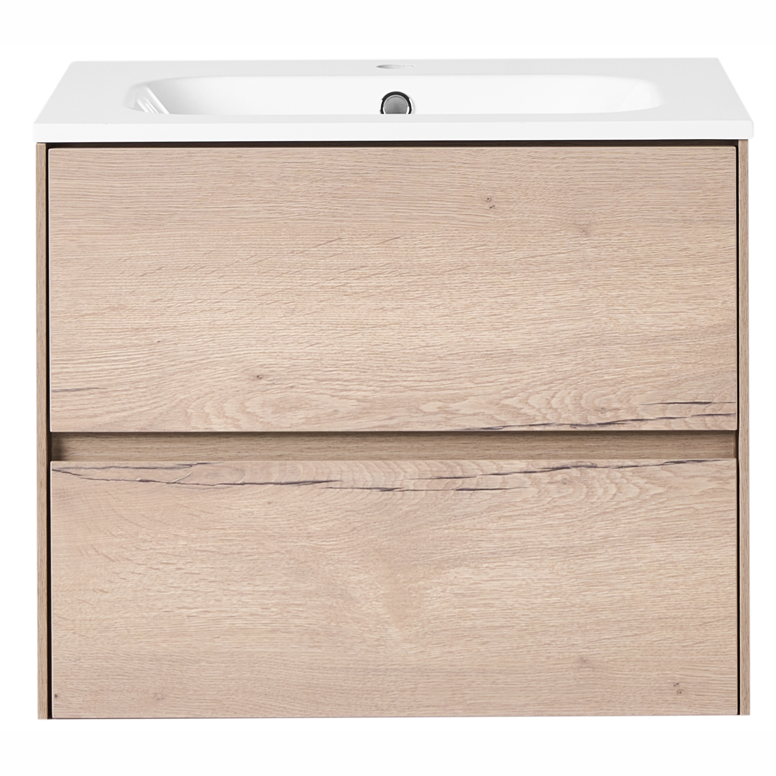 Seinäallaskaappi altaalla VITA 60 cm Vaaleanruskea