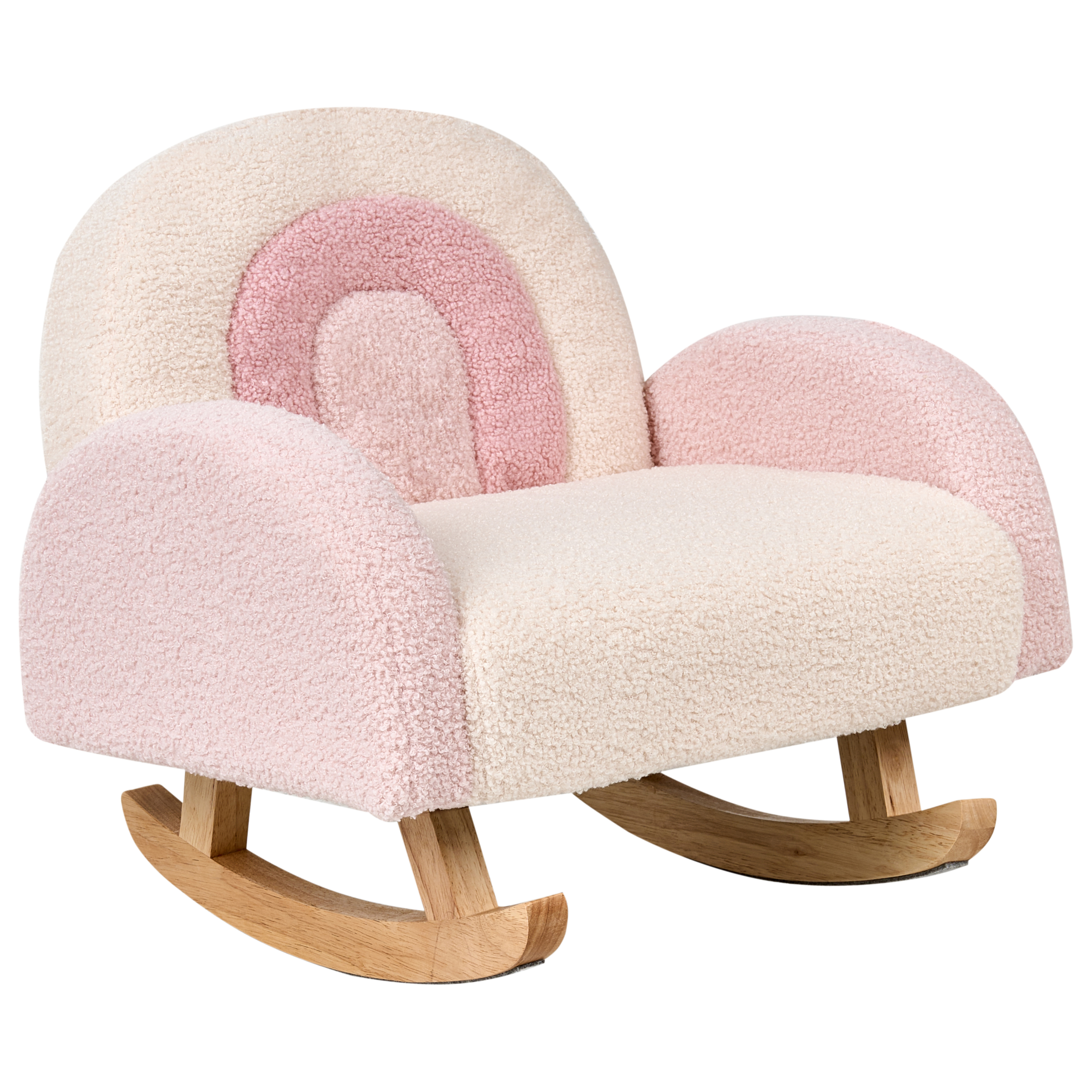 Lasten keinutuoli Sateenkaari OMBO buklee Pastellipinkki