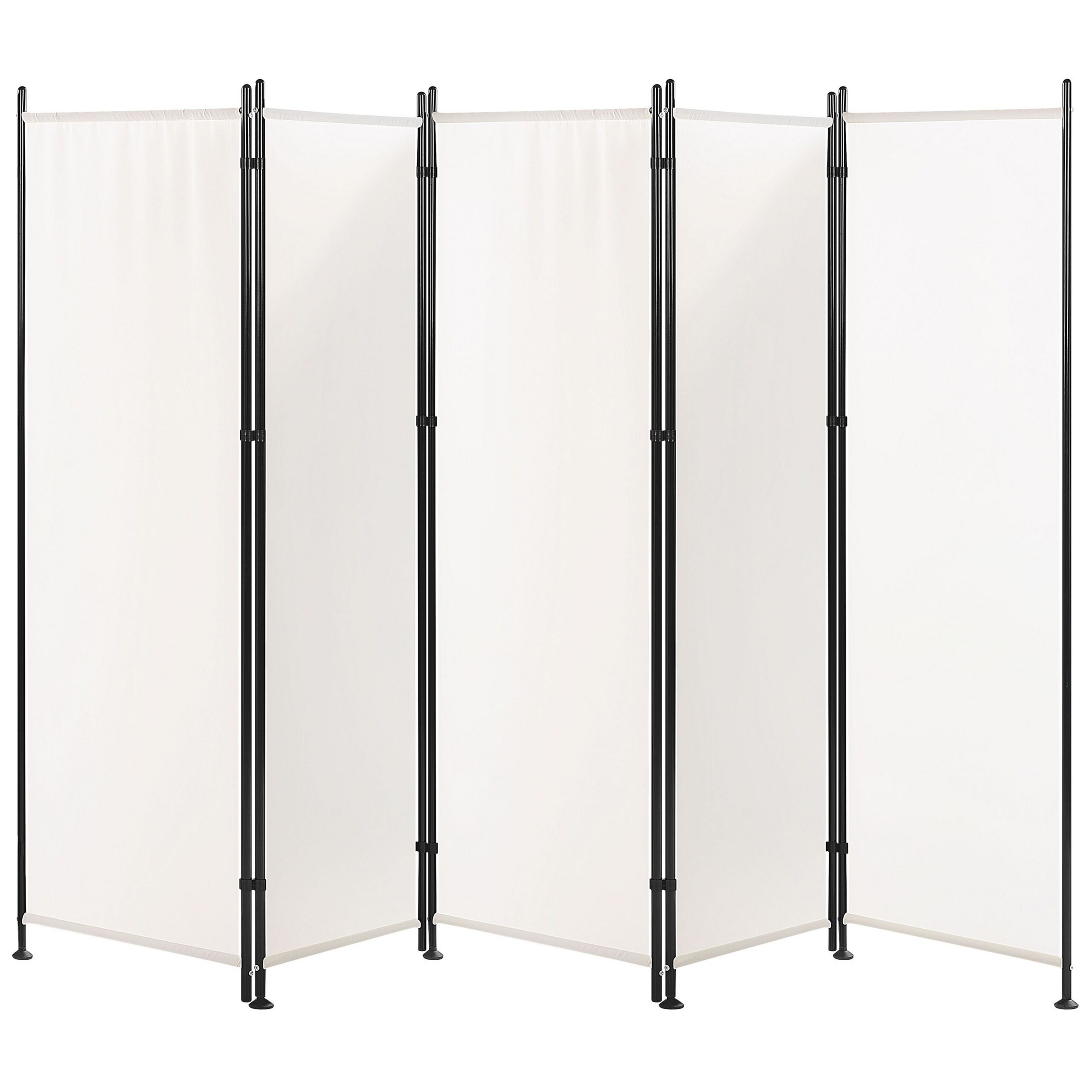 Tilanjakaja 5 paneelia NARNI Valkoinen 267 cm 170 cm