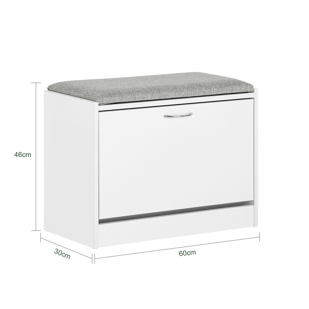 SoBuy kenkäpenkki FSR16-HG ekologinen puinen säilytyspenkki