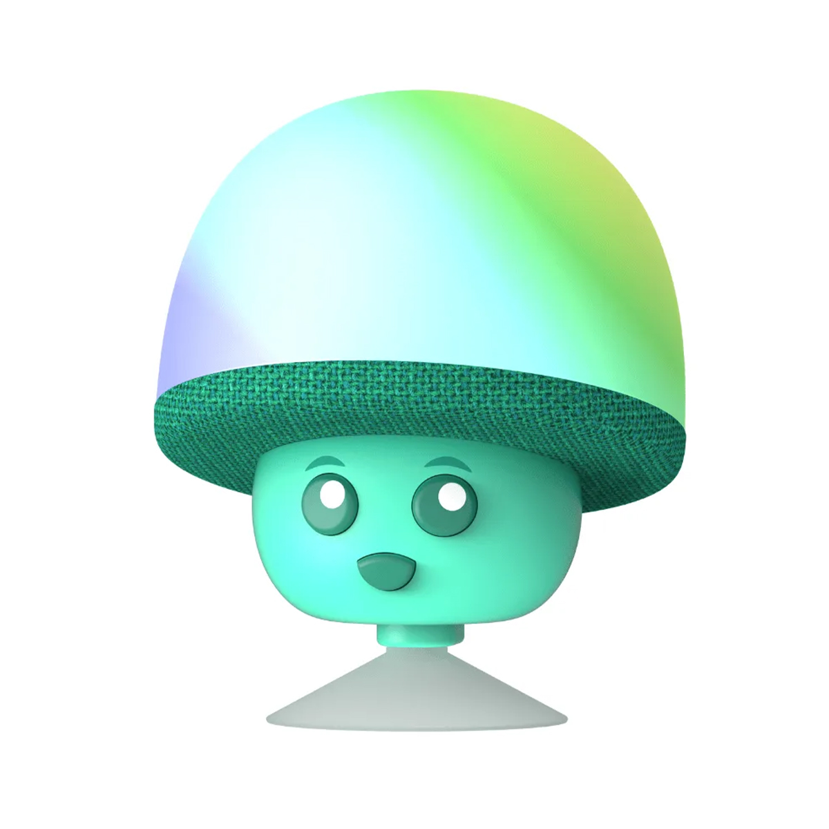 Bluetooth 3W valaistu kaiutin, Mega Mush -malli imukupilla