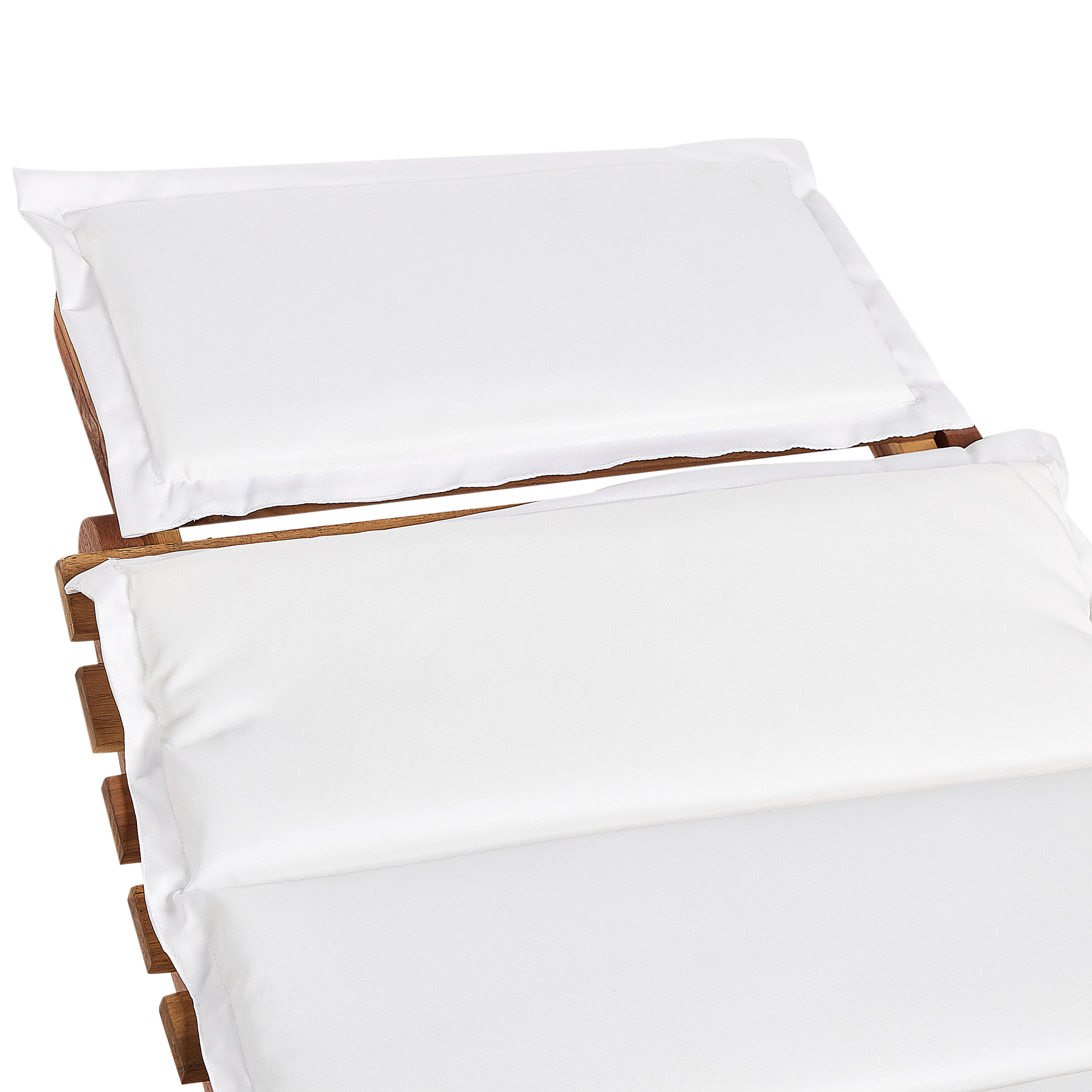 Aurinkotuoli pehmusteella LUINO akaasia Luonnonvalkoinen