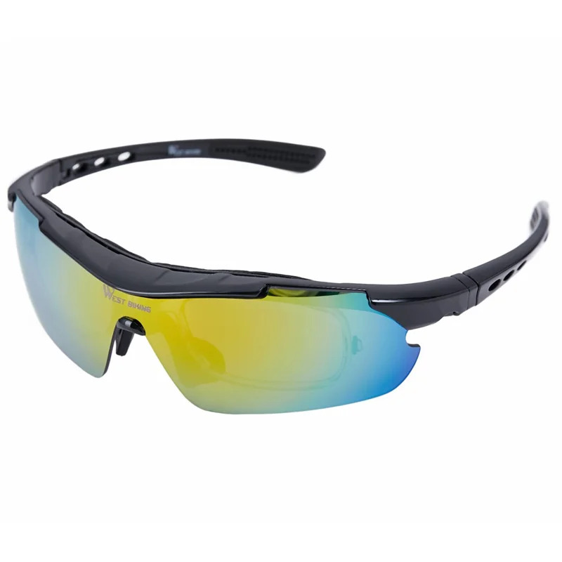 Pyöräilylasit monikerroksilla peilipinnoilla